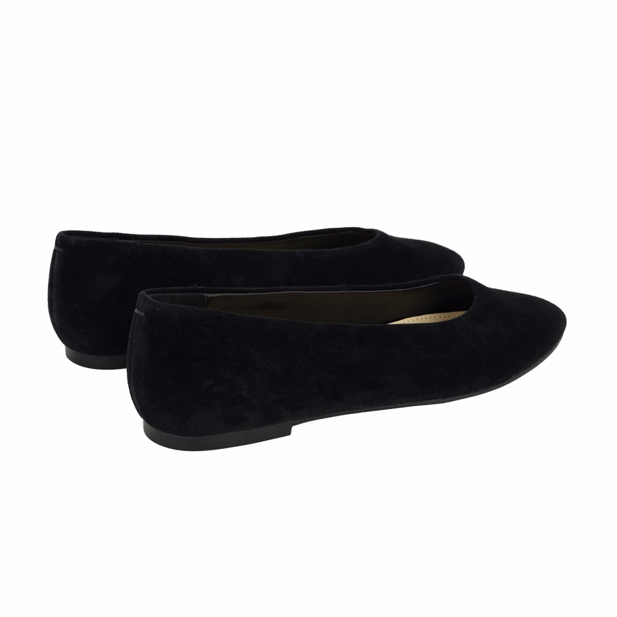 Valore Ballet Flats - Black Suede