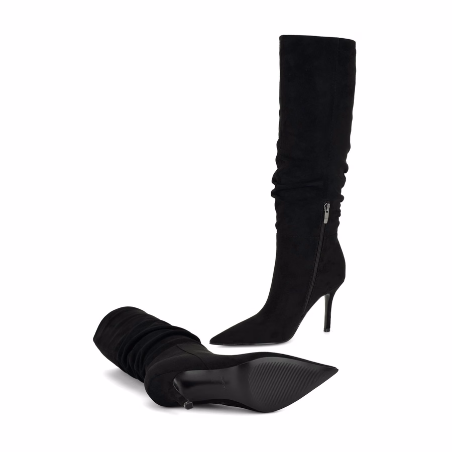 Giorah Slouch Boots - Black