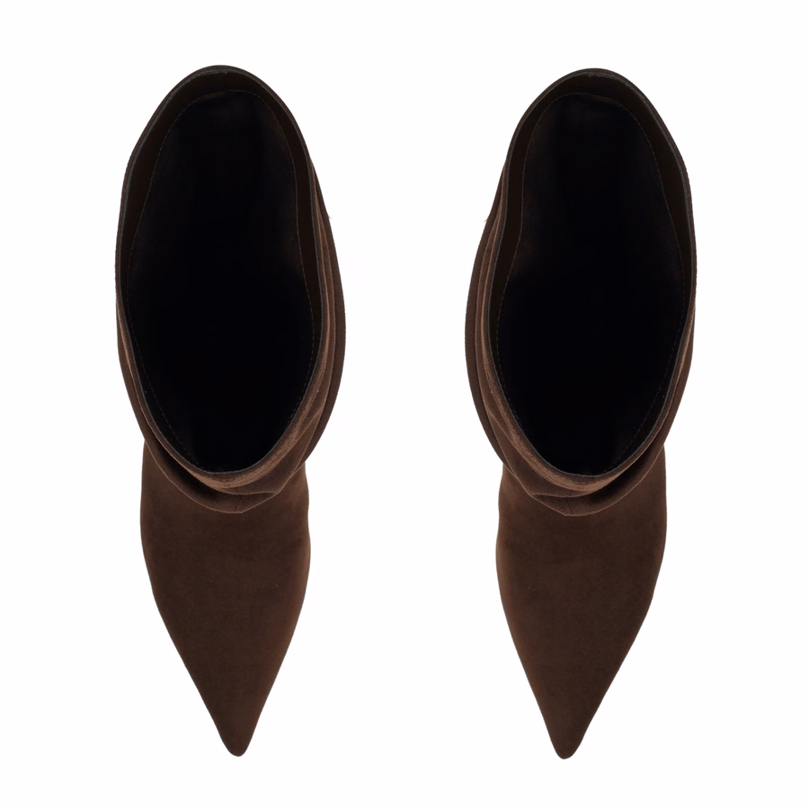Murto Slouch Booties - Dark Brown