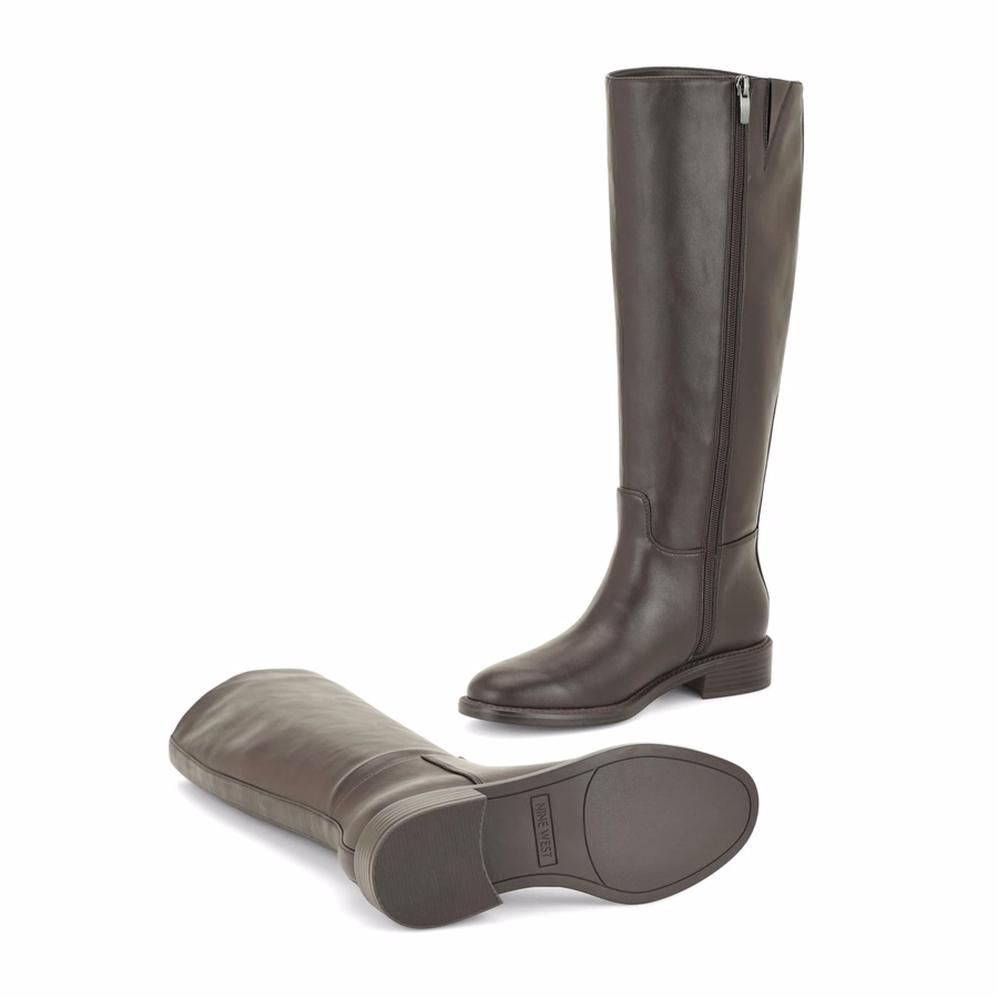 Minesa Riding Boots - Dark Brown