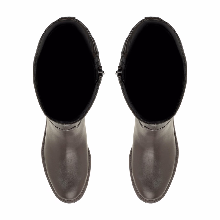 Minesa Riding Boots - Dark Brown