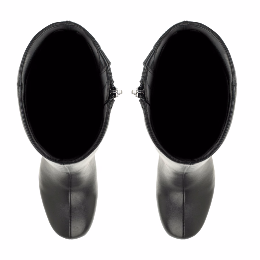 Duane Platform Boots - Black