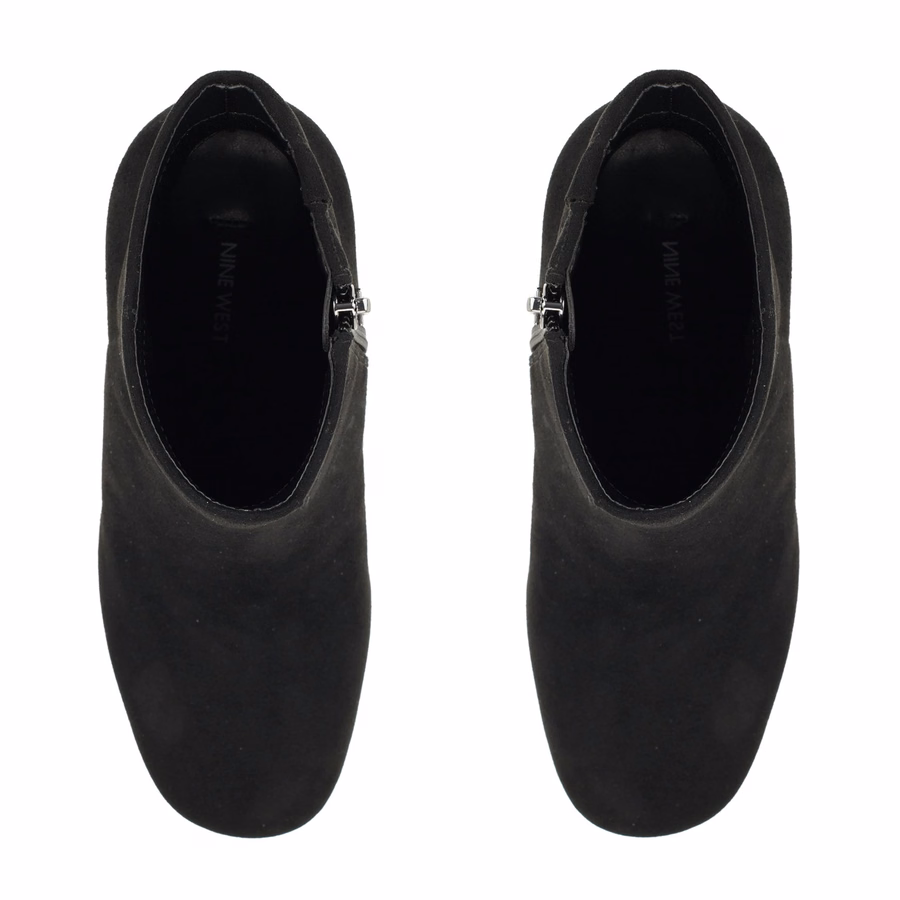 Danella Platform Booties - Black