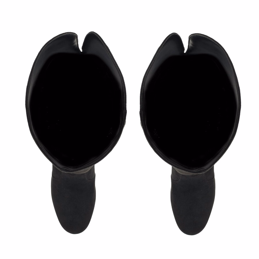 Deryn Over The Knee Boots - Black