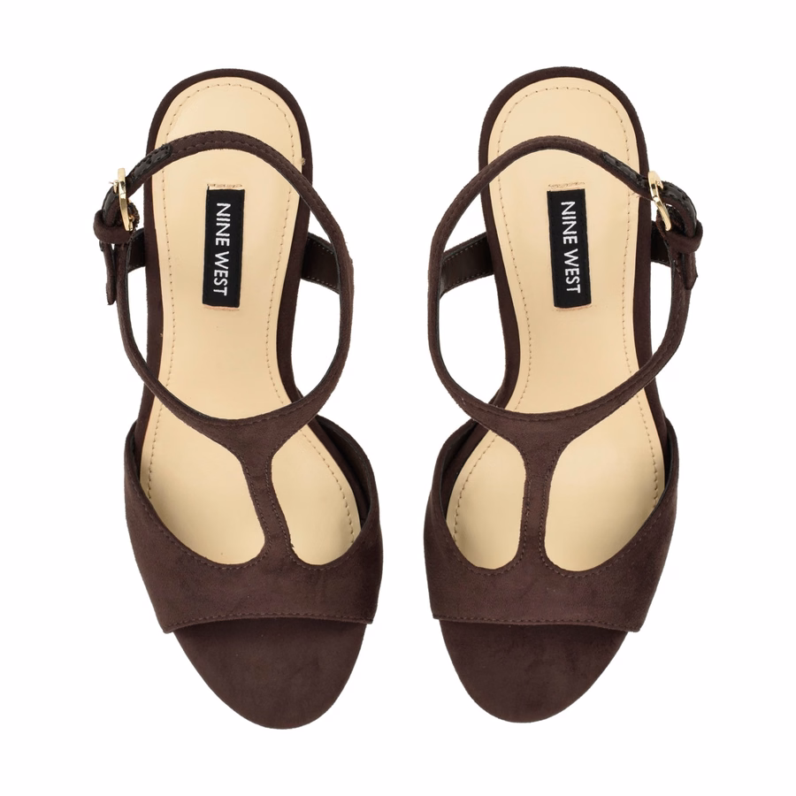Naini Platform Sandals - Dark Brown