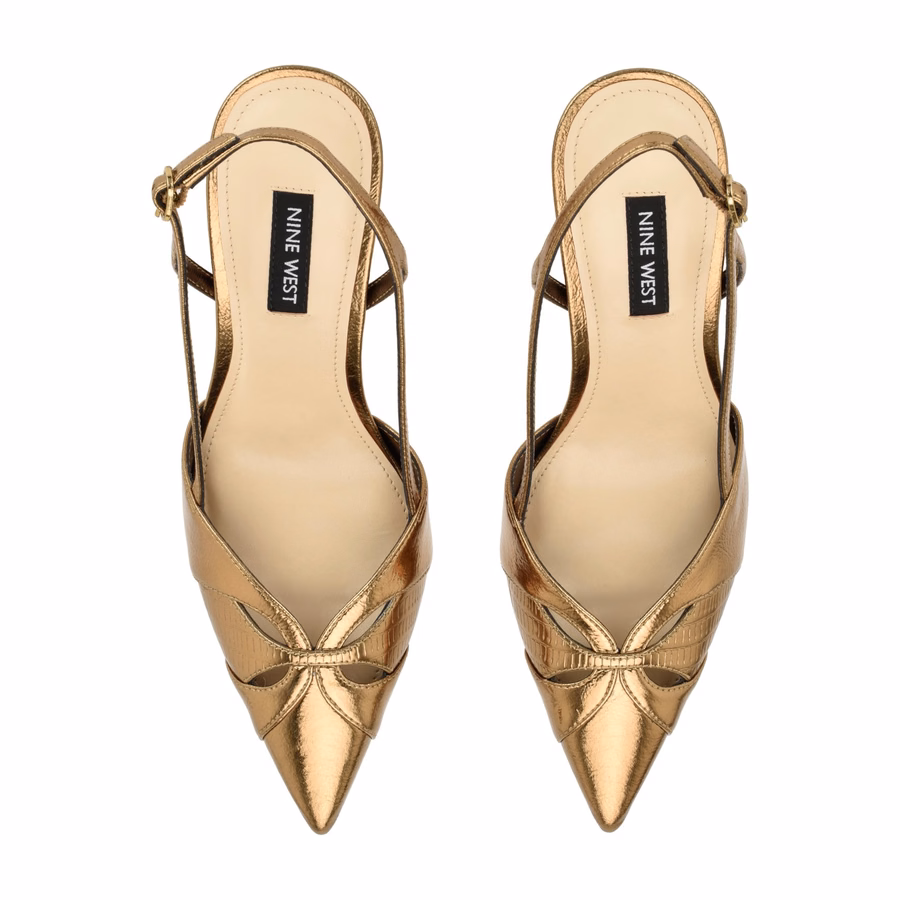 Darella Slingback Pumps - Bronze