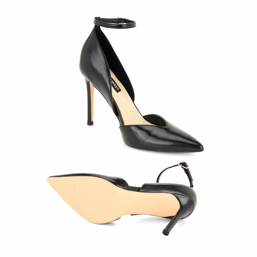 Frendy Leather Pumps - Black Leather