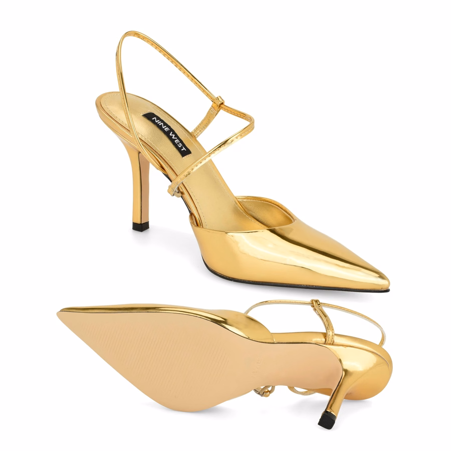 Galora Slingback Pumps - Light Bronze